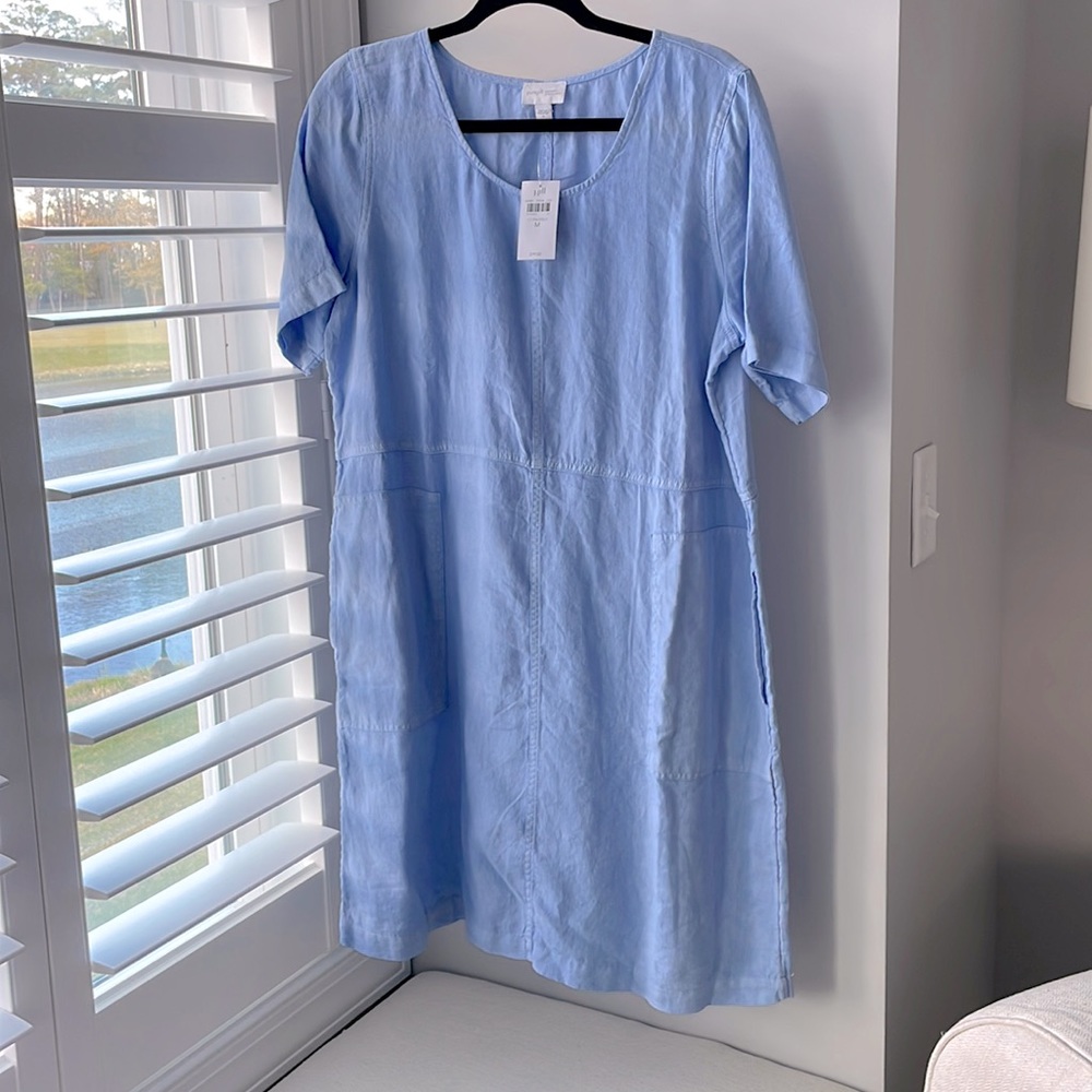 J Jill pale blue dress. Size M.